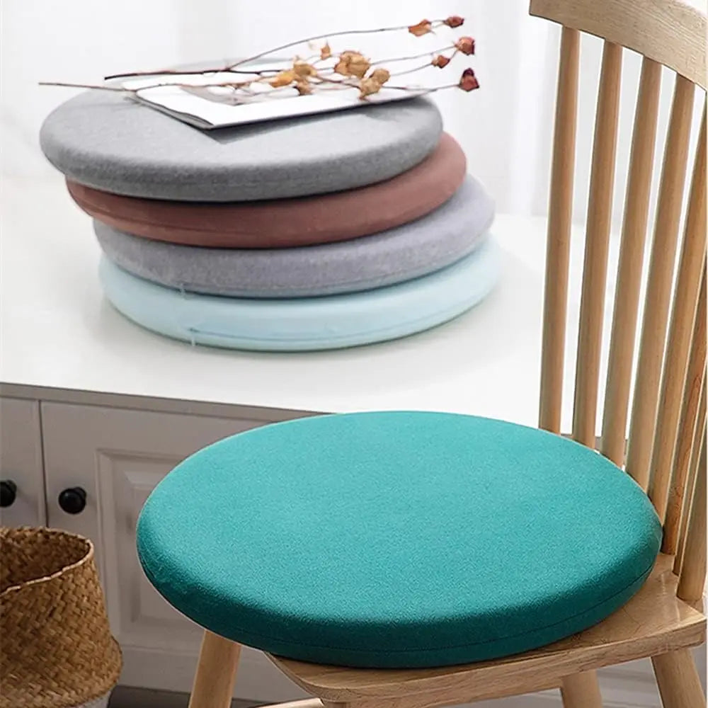 Memory Foam Seat Cushion – Anti-Slip Soft Round Pad for Floor, Office Chair, Bar Stool, Available in 30/35/40cm