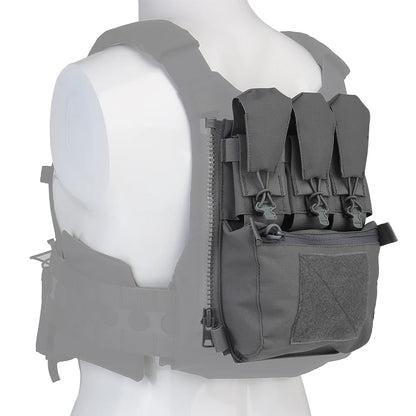 Assault Adapt Banger Back Panel Zip-On Rear Pack – Tactical Vest FCPC V5 Plate Carrier Accessories Bag with GP Pouch & Multitools Pocket