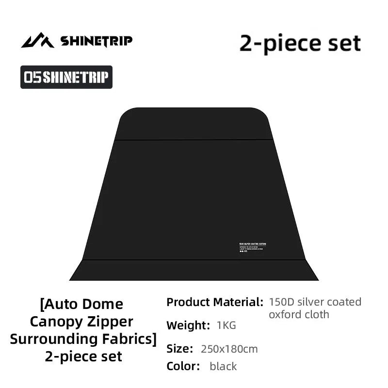 ShineTrip Oversized Dome Tent – Quick Setup, Waterproof & Sunproof Silver-Coated Canopy for Camping (05 Series)