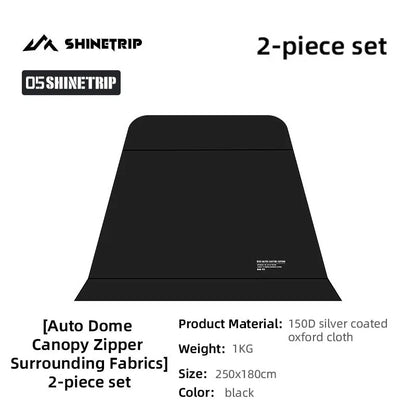ShineTrip Oversized Dome Tent – Quick Setup, Waterproof & Sunproof Silver-Coated Canopy for Camping (05 Series)