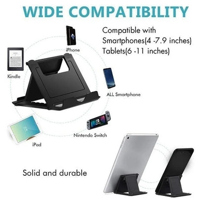Portable Mini Folding Phone Holder: Creative Universal Stand for Tablets & Computers