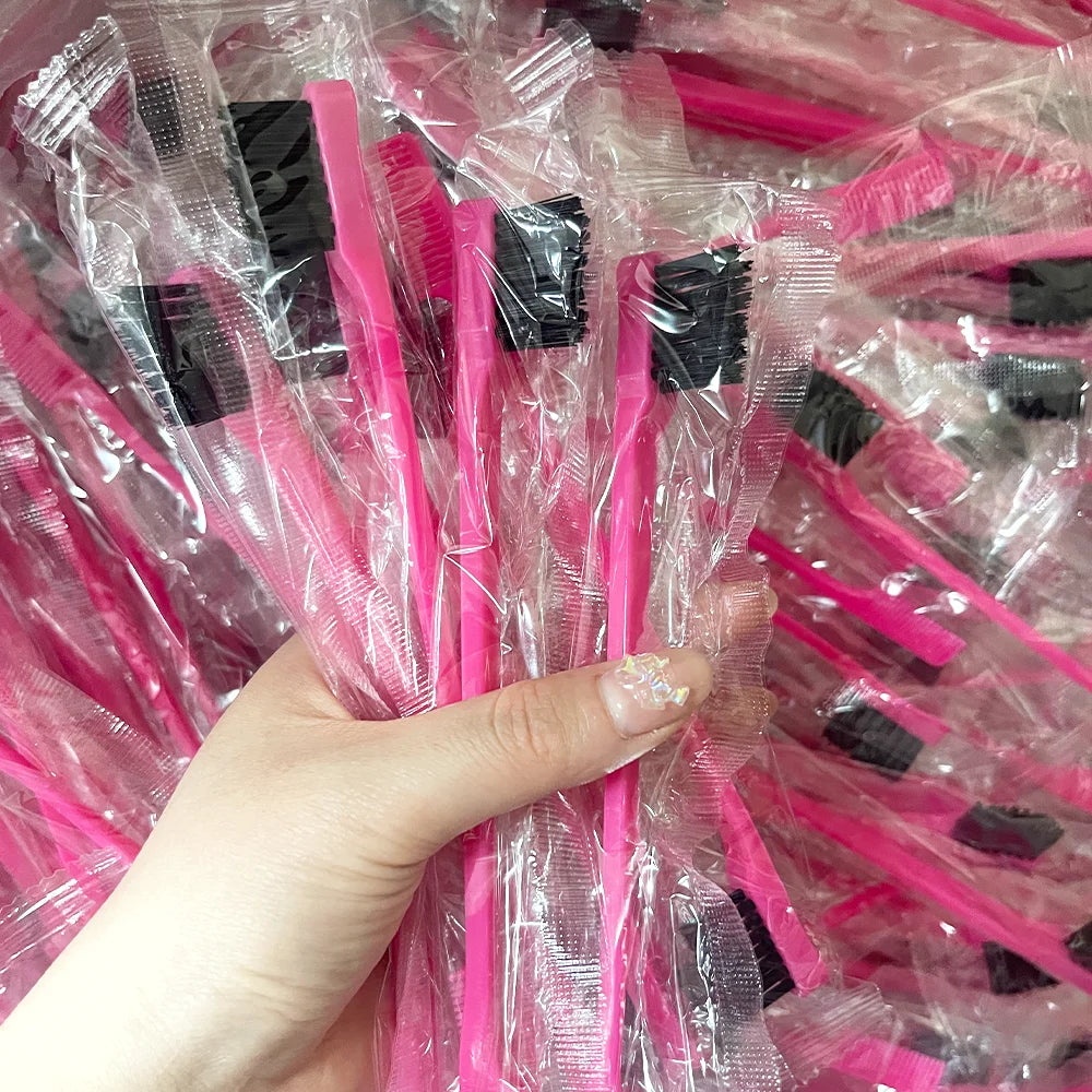 10/20PCS Double-Sided Hair Edge Control Brushes – Multifunctional Hair & Eyebrow Styling Tools