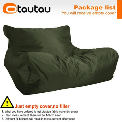 OTAUTAU Waterproof Floating Bean Bag Lounger Cover – Swimming Pool Sofa Bed Pouf, No Filler Chaise Lounge Recliner Puff SF019
