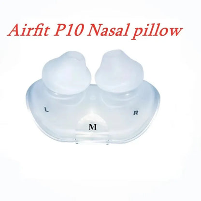 Silica Cushion for ResMed AirFit P10 Nasal Pillows Mask – S/M/L Anti-Snore Sleep Apnea Accessory