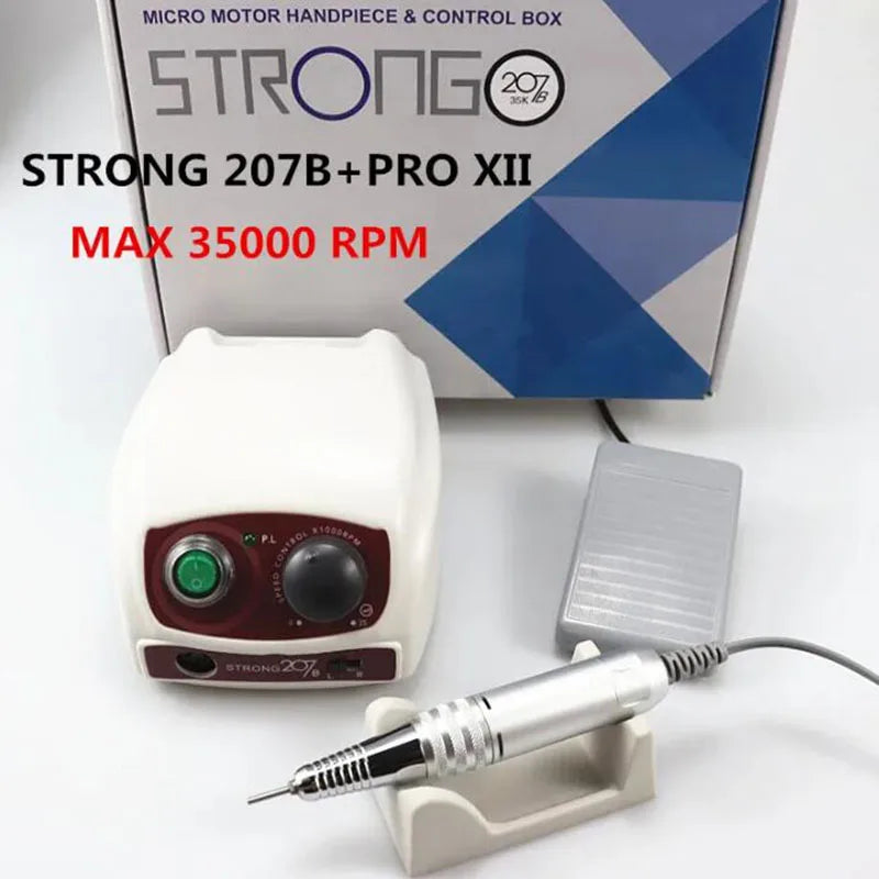 50000RPM Electric Nail Drill – 65W Manicure & Pedicure Machine with Handpiece for Nail Art and Filing