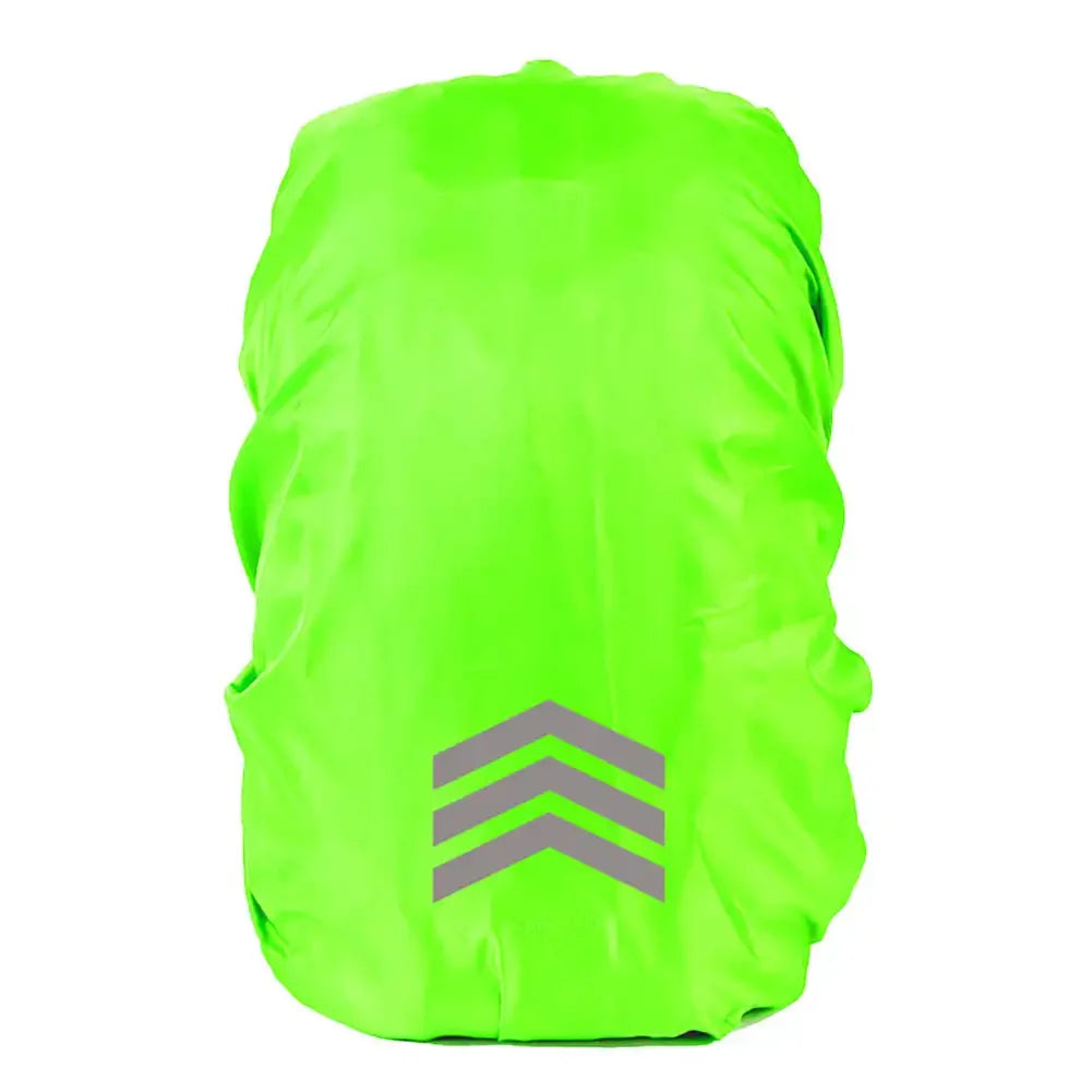 Outdoor Reflective Backpack Rain Cover – Waterproof Safety Cover for Cycling, Hiking & Climbing, Fits 18-45L Bags