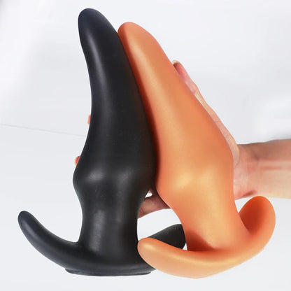 Wearable Soft Silicone Anal Plug – Anti-Drop Prostate Massager & Comfortable Butt Plug for Anal Training