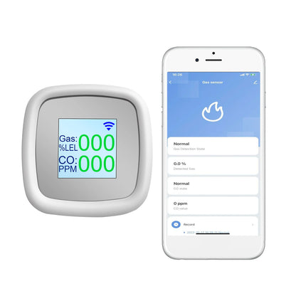 Digital Combustible Gas Detector Alarm - Intelligent Gas Leak Tester and Air Quality Detection Instrument