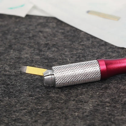 50pcs PCD Microblading Eyebrow Needles – F12/14/19 Tebori Blades for 3D Embroidery Manual Pen