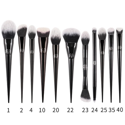 Kat Von D Makeup Brush Set – KVD Foundation, Blush, Highlight, Concealer, Powder & Eyeshadow Brushes Kit