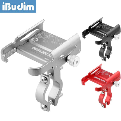 iBudim 360° Bike Phone Holder — Adjustable Handlebar Stand for 4.7–7.0" Smartphones & Motorcycles