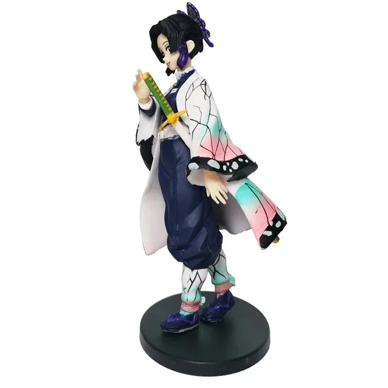 Demon Slayer Anime Figures – Kimetsu No Yaiba Tanjiro Nezuko Zenitsu Inosuke Action Doll Toys