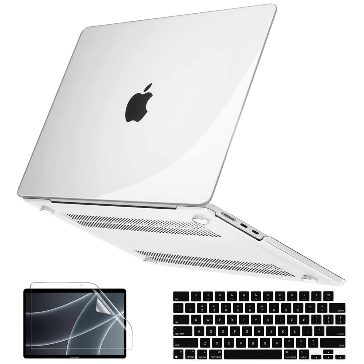 EGYAL Hard Shell Case for MacBook Air 15 M2 & 13.6" 2022, MacBook Pro 13 M1/Pro 14/16, M1 Air 13 A2337