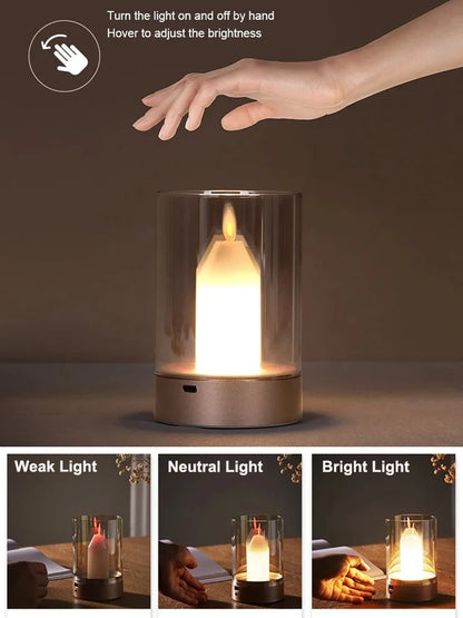 GGbingo LED Night Light – PIR Motion Sensor Candlelight with USB Charging & Auto Switch