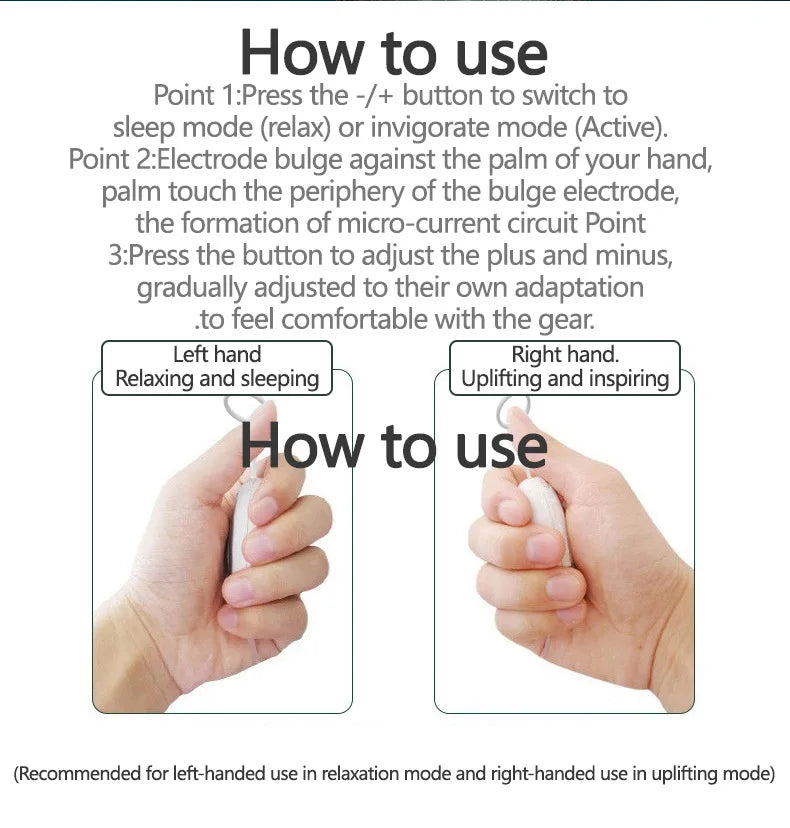 Sleep Aid & Brain Massager – Relieve Headache, Anxiety, Improve Focus and Deep Sleep