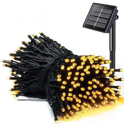 30 LED Solar String Lights: Waterproof Fairy Garden Lamps for Christmas & Holiday Party Home Decor