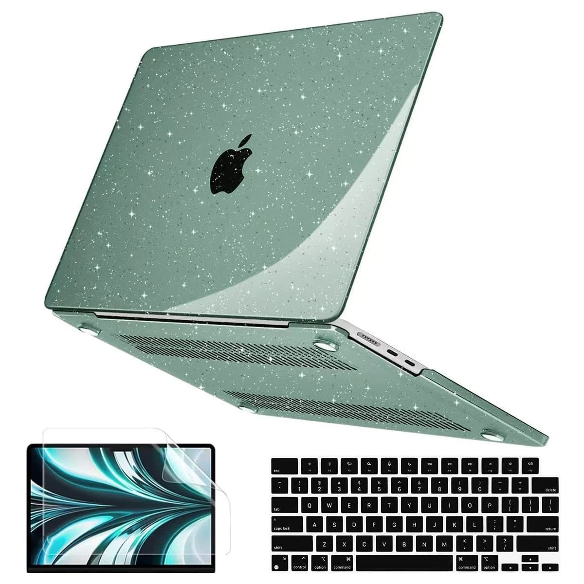 EGYAL Hard Shell Case for MacBook Air 15 M2 & 13.6" 2022, MacBook Pro 13 M1/Pro 14/16, M1 Air 13 A2337