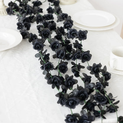 250CM Artificial Rose Flower Vine — Wedding, Home, Garden, Christmas & DIY Decoration Arch