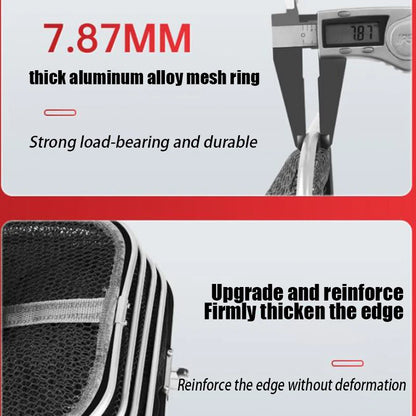 Collapsible Large Capacity Fishing Net – 150/200/250/300cm Portable Nylon Bait Storage Cage for Outdoor Fishing