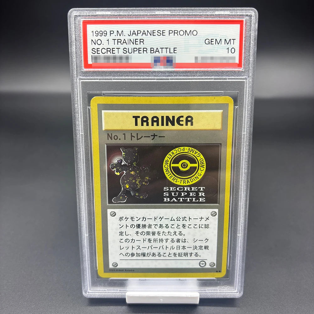 DIY 2023 PTCG Van Gogh Pikachu & Grey Felt Hat Collection Card – 10-Point Rating Anime Game Card Gift Toy