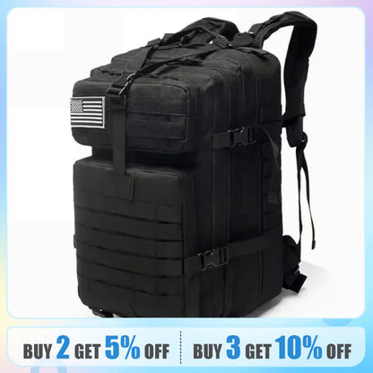 Big Capacity Men's Hiking Backpack | Army Tactical Camouflage Travel Outdoor Backpack | Military Gear