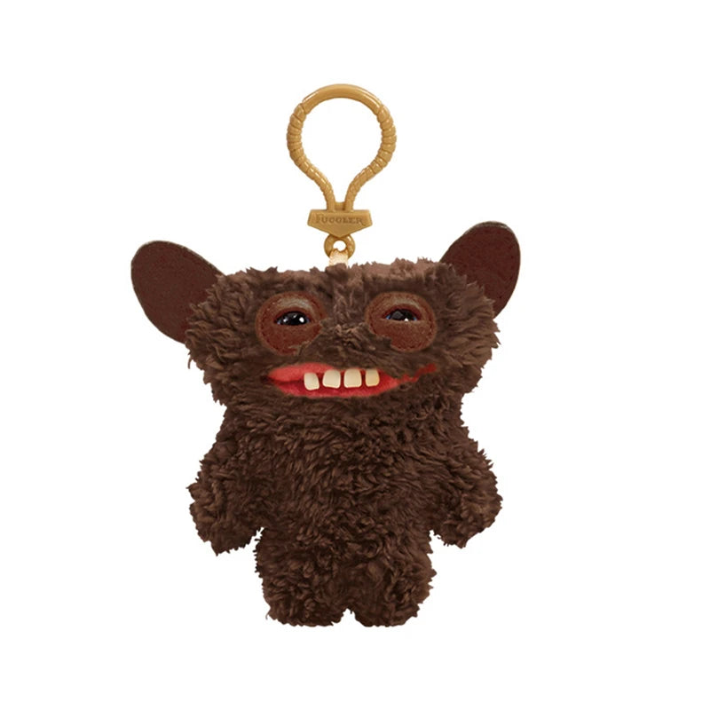 12cm Fuggler Ugly Monster Plush Keychain – Funny Kawaii Rabbit Stuffed Doll Pendant Gift for Kids
