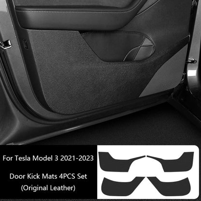 Tesla Model Y/3 2021-2023 Door Anti-Kick Protective Sticker – Soil-Proof & Anti-Scratch Side Door Mat Protector