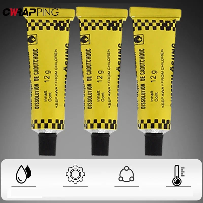 1/2/3/5PCS Motorcycle Tire Repair Glue – Strong Puncture & Inner Tube Adhesive for Tyre Maintenance