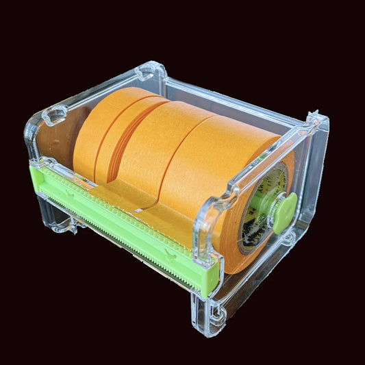 DIY Painting Model Masking Tape Dispenser: Washi Tape Cutter & Storage Box - Office Tape Holder Tools