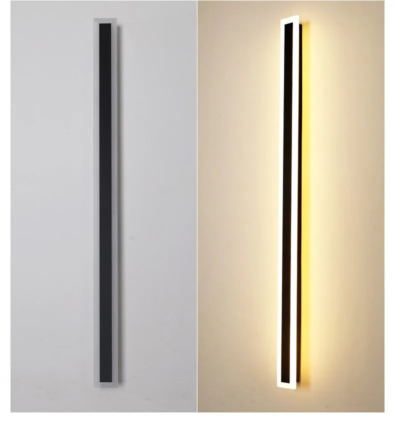 Outdoor Wall Lamp – IP65 Waterproof LED Long Corridor & Staircase Light, Balcony, Villa & Garden Entrance Lighting