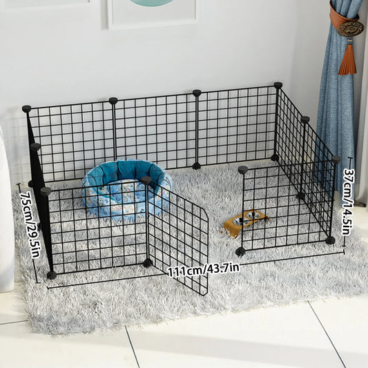 Indoor Dog Cage Wire Mesh Fence – Teddy Pet Escape Barrier