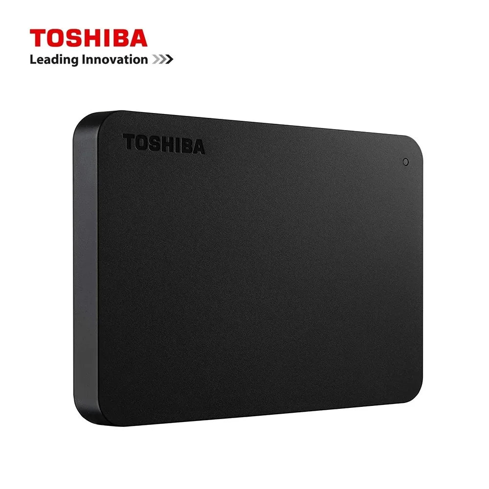 Toshiba Canvio Basics Portable External Hard Drive – 500GB & 1TB, USB 3.0, Black (Model HDTB420XK3AA)