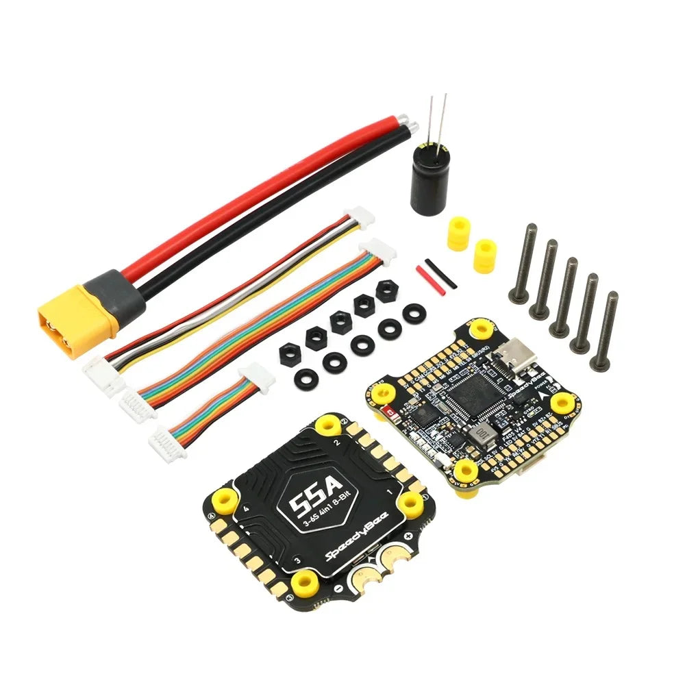 SpeedyBee F4 F405 V4 30x30 Stack – 55A/60A BLS 4-in-1 ESC, ICM42688P, Wireless Bluetooth FC for FPV Racing Drones, iNAV & Betaflight Compatible