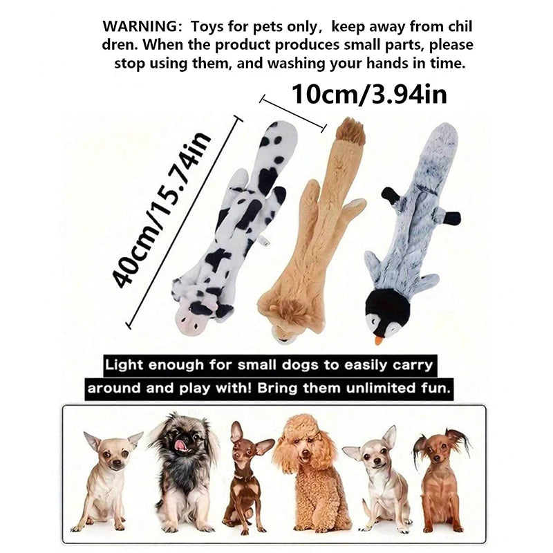 Plush Dog Toy with Animal Sound – Bite-Resistant Chew & Teething Toy for Pets, Vocal Holster Pet Product