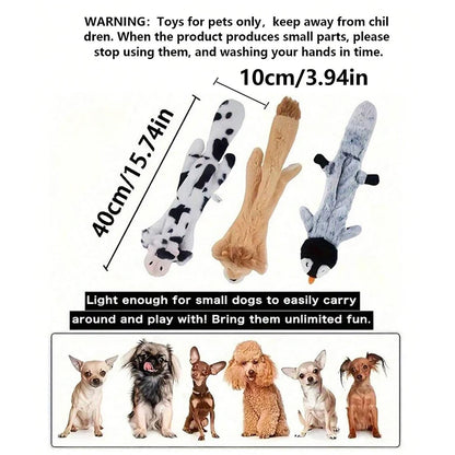 Plush Dog Toy with Animal Sound – Bite-Resistant Chew & Teething Toy for Pets, Vocal Holster Pet Product