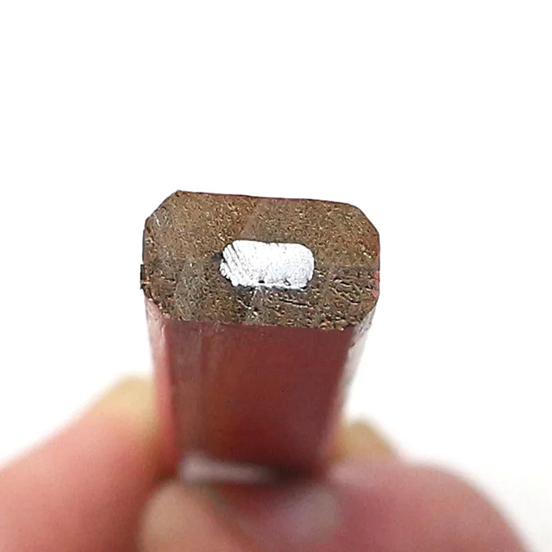 10pcs Carpenter's Pencil Thick Core Black Pen - Special Marking DIY Tool with Scale, Stationery for Carpenter Projects