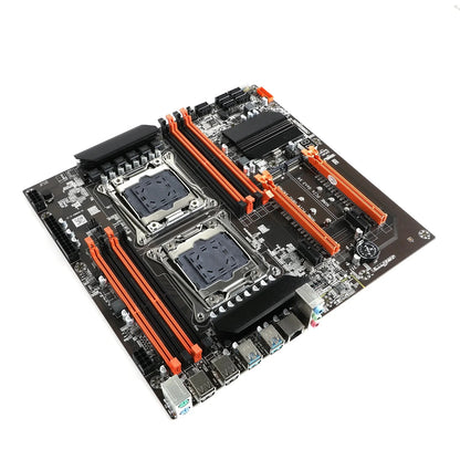 X99 Dual CPU Motherboard ZX-DU99D4X8 V1.1 - Intel X99 Chip, LGA 2011/2011-3 Support, DDR4 RAM