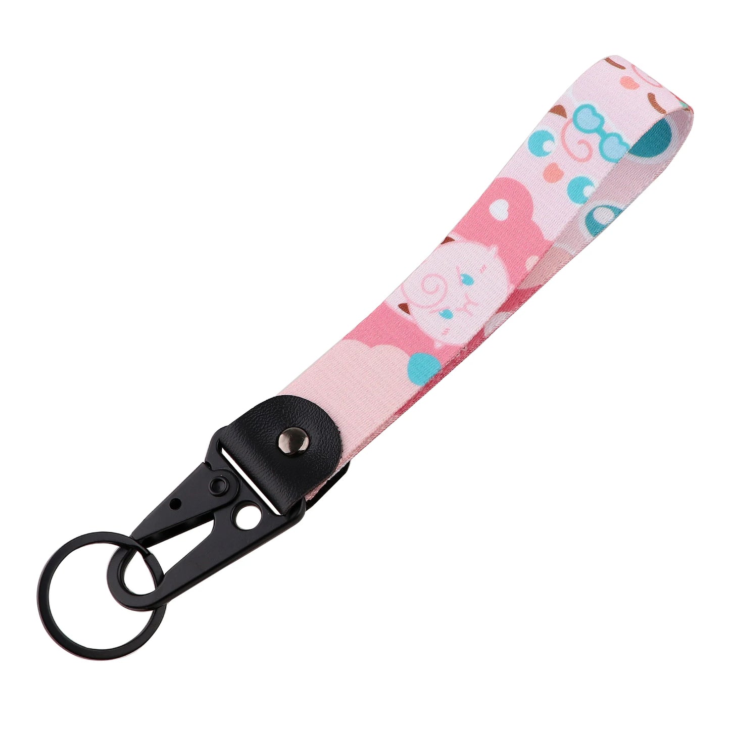 Anime Dinosaur Keychain Lanyard – Cute Car Keyring Toy Bag Pendant & Key Holder Gift