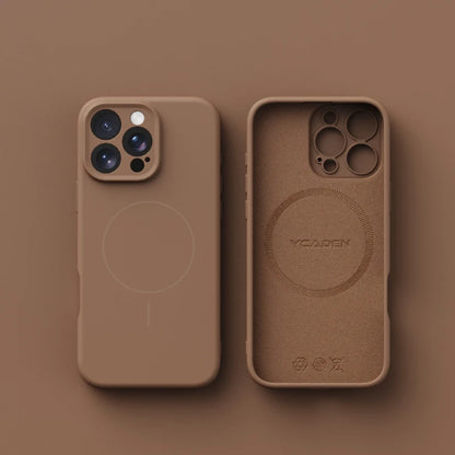 Original Liquid Soft Silicone MagSafe Case — Magnetic Wireless Charging Cover for iPhone 11–16 Pro/Max/Plus