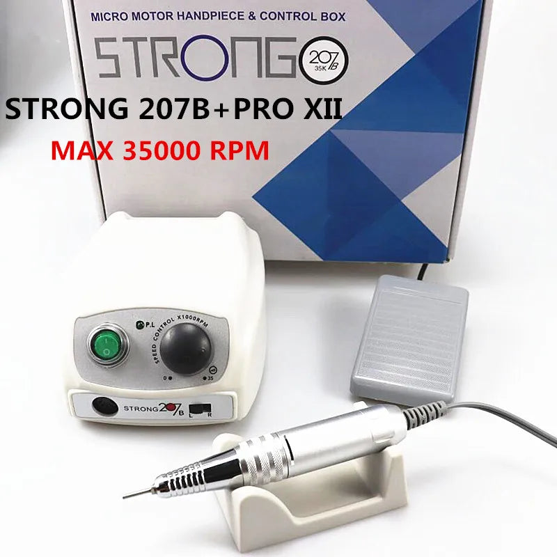 50000RPM Electric Nail Drill – 65W Manicure & Pedicure Machine with Handpiece for Nail Art and Filing