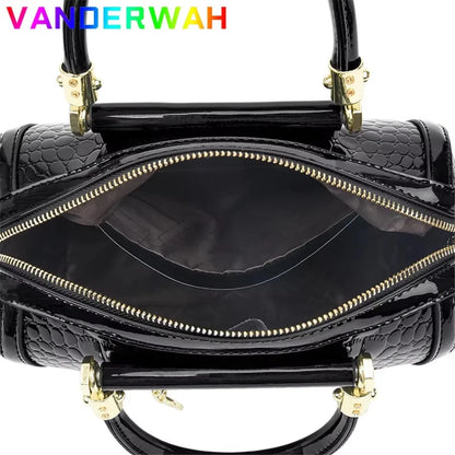 Luxury Women’s Leather Handbag – Large Capacity Shoulder & Crossbody Designer Bag