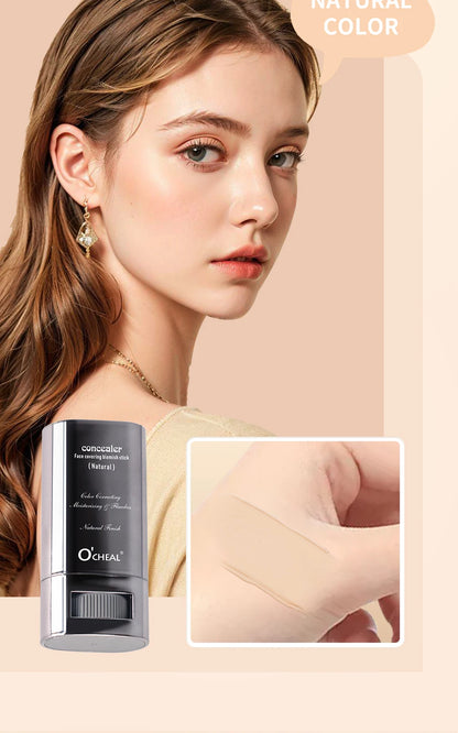 Ocheal Foundation and Contour Stick – Long-Wear Lightweight Concealer, Bronzer, and Brightening Makeup Pen