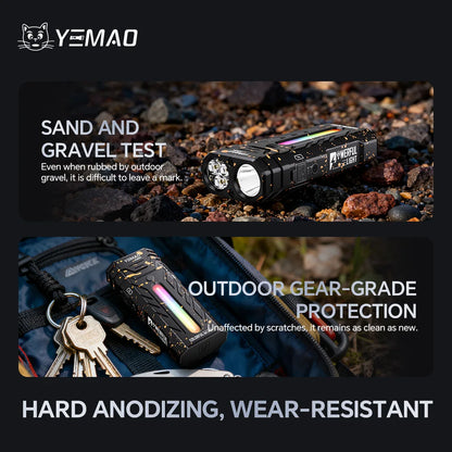 5200LMS Multi-Functional Portable LED Flashlight – Magnetic Torch for Hiking, Camping & Outdoor Adventures