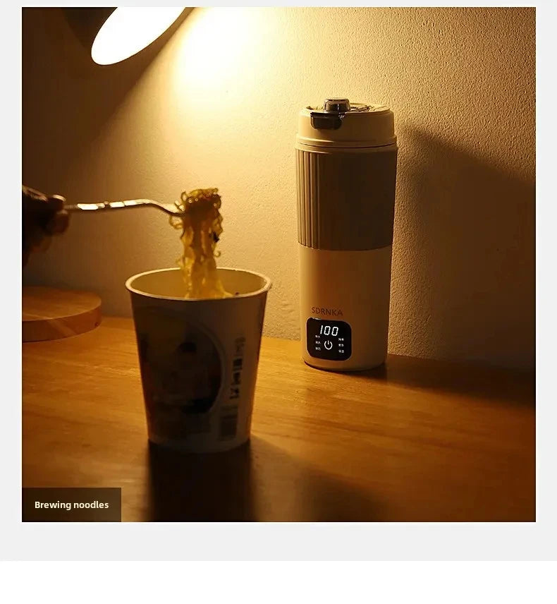 650ml Portable Electric Kettle — Travel Water Boiler with Temperature Control, LED Display Smart Teapot