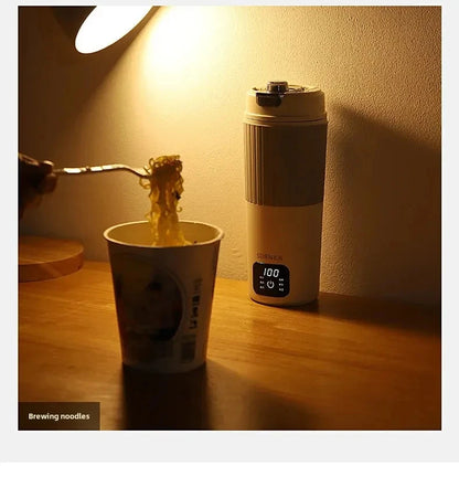 650ml Portable Electric Kettle — Travel Water Boiler with Temperature Control, LED Display Smart Teapot