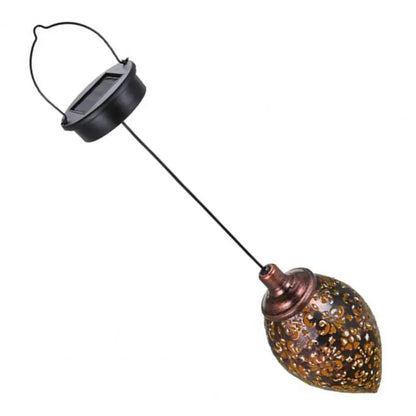 Outdoor Water Drop Solar Projection Light - Waterproof, Hollowed-Out Design for Garden, Patio, Stairs, Fence, and Balcony Lighting