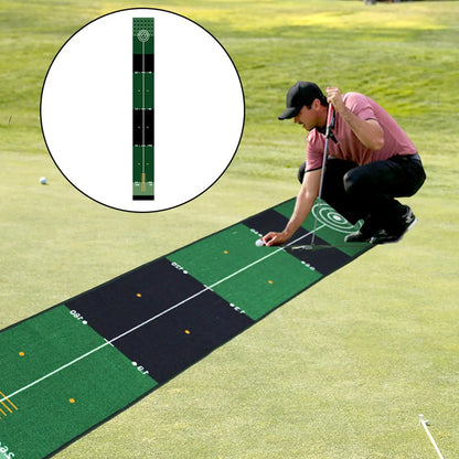 Premium Golf Putting Mat: Improve Your Stroke Anywhere with this Durable Golf Practice Mat - Ideal for Office or Garden Use!