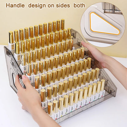 Acrylic Nail Polish Display Organizer – 3/4/5/6/7 Layer Clear Cosmetic & Jewelry Rack Holder