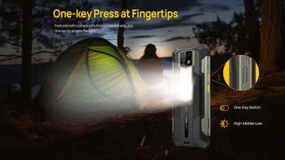 Ulefone Armor 24 Rugged Phone - 22000mAh, 24GB+256GB, 6.78" 120Hz Display, 64MP+64MP Camera, NFC, LED Light, Global Version