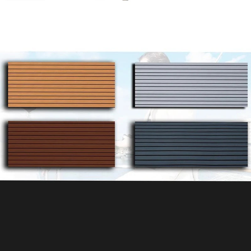 2400×450×6mm EVA Foam Boat Flooring — Faux Teak Decking Sheet Pad in 4 Colors for Boat, Marine, Yacht & RV Deck Mat